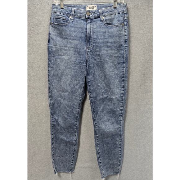 Paige Margot Crop Jeans In Hadlee Size 29 - Picture 1 of 5
